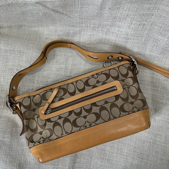 Coach Signature East-West Duffle Shoulder Bag